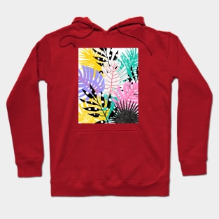 Colorful leaves seamless pattern Hoodie